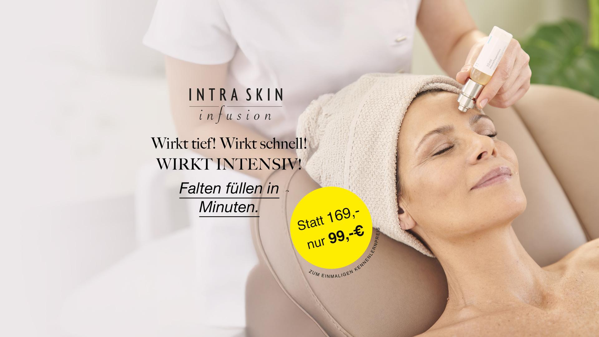 Intra Skin | infusion Behandlung bei Sylvia Klara Scherrer in Wörrstadt