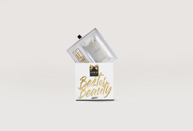 Goldmaske und Gold Moiré Balancer 30ml